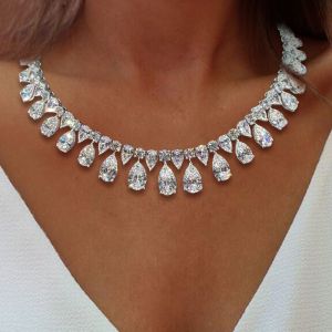 Luxurious Pear Cut Necklace For Women Next Jewelry