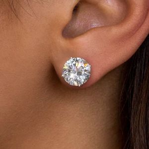 Round Stud Earrings