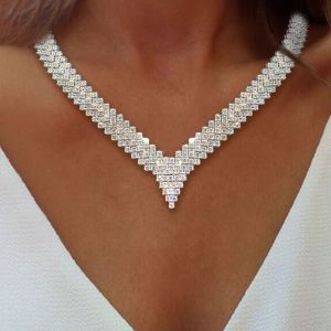 Cluster Tennis Necklace