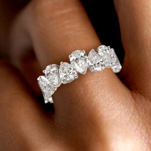 Pear Shaped Eternity Band