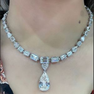 Multi Cut White Sapphire Necklace Women's Jewelry Next Jewelry