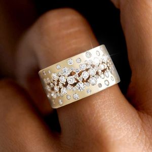 Golden Round Cut White Sapphire Wedding Band Women's Jewelry Next Jewelry