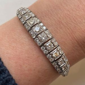 Round Cut White Sapphire Tennis Bracelets For Women Next Jewelry